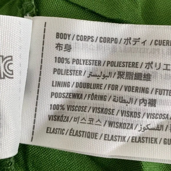 Abercrombie & Fitch Green Puff Sleeve Mini Dress NWT Medium Tall - Picture 10 of 12